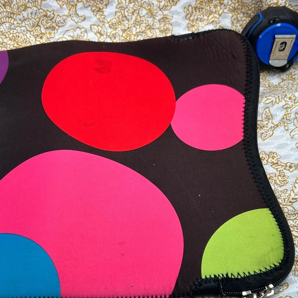 Colorful Polka Dot Laptop Sleeve
